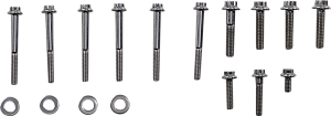Bolt Kit Trn Sdcvr Fx 06 Polished, Stainless Steel, 2, nordicamoto.ro