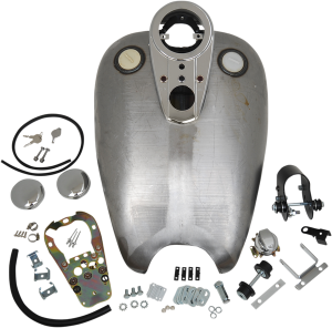 Quickbob Extended Dash-style Tank Kits For Sportster Raw, 2, nordicamoto.ro