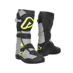 Cizme Enduro/MX Acerbis X-Team 2.0 Negru/Galben Fluo, nordicamoto.ro
