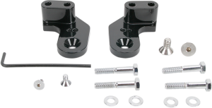 Passenger Floorboard Brackets Black