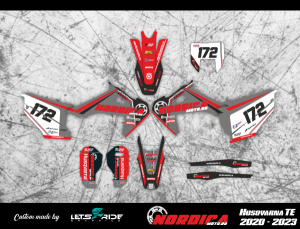 Kit stickere NordicaMoto Husqvarna TE 20-23