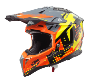 Casca KTM Aviator 3 Yellow/Gray/Orange