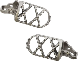 MOOSE RACING Pro Footpegs Silver 