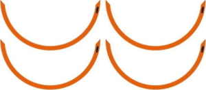 Wheel rim sticker kit