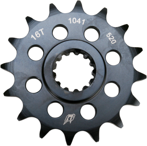 Lightweight Steel Sprocket Black, Zinc, 1, nordicamoto.ro
