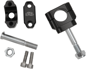 Rubber-mounted Handlebar Clamp Black, 1, nordicamoto.ro