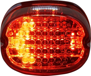 Low Profile Led Taillight With Integrated Auxiliary Turn Signals Red, 2, nordicamoto.ro