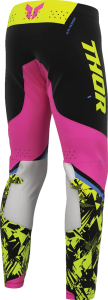 Pantaloni Sportmode Punkd negru-roz-galben, 4, nordicamoto.ro