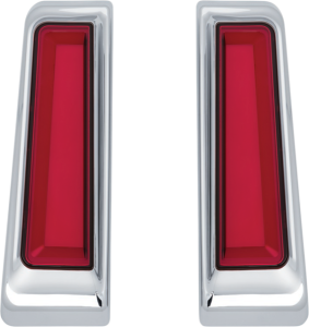 Tracer L.e.d. Inserts For Saddlebag Supports Red, 2, nordicamoto.ro