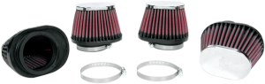 Clamp-on Air Filter Red