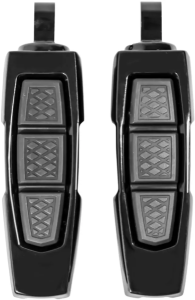 Footpegs With Adapters Black 