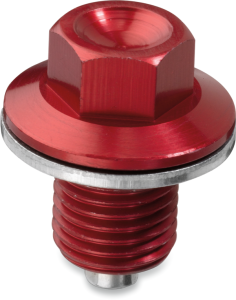 Magnetic Drain Plug By Zipty Red