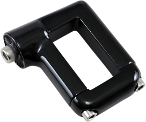Side-mount License Plate Mount Clamp Gloss Black