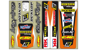 Decal Logo Kit Orange, 1, nordicamoto.ro