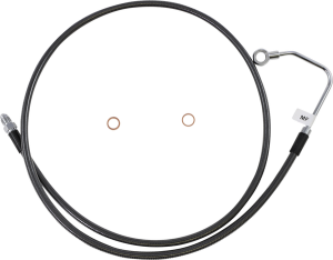 Designer Series Dot Abs-specific Mid Brake Line Kit Black, Black Pearl, 1, nordicamoto.ro