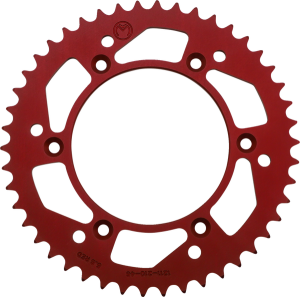 MOOSE RACING Rear Aluminum Sprocket Red, 4, nordicamoto.ro