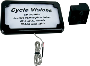 In-close License Plate Holder Black