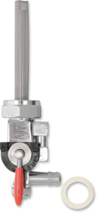 High-flow Fuel Valve With Swivel Spigot Chrome