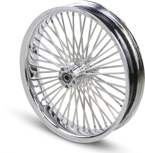 Front Wheel 50 Spoke Radial 23(r)x3.75(r) Chrome Dd Silver