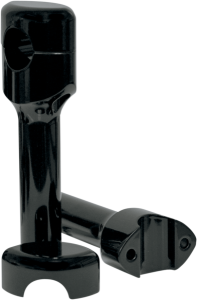 Hefty Handlebar Riser For 1-1/4(r) Handlebars Black, 2, nordicamoto.ro