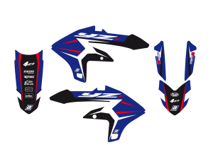 Set grafic Dream 4 – Negru, Albastru, Alb, 2, nordicamoto.ro