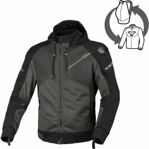 Geaca textil de vara MACNA BRERO Negru XS, nordicamoto.ro
