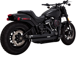 Big Shots Staggered 2-into-2 Exhaust System Black, 3, nordicamoto.ro
