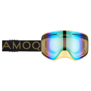 Ochelari Snowmobil AMOQ Vision Vent+ cu lentila magnetica  Classy - Gold Mirror