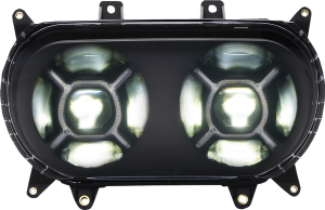 Double-x Led Headlight Black, 4, nordicamoto.ro