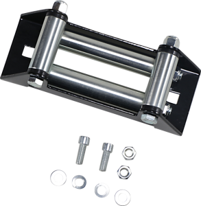 Aggro Winch Roller Fairlead Black, Silver 
