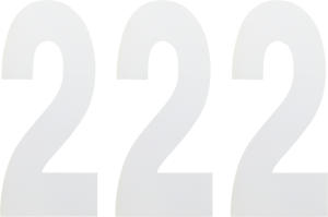 Standard Numbers White, 2, nordicamoto.ro