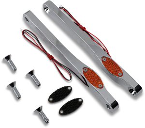 Led Front Signal Lights Chrome, 1, nordicamoto.ro