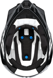 Casca MTB 100% Trajecta Black/White S, 5, nordicamoto.ro