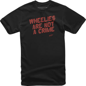 Wheelies T-shirt Black  S, 1, nordicamoto.ro