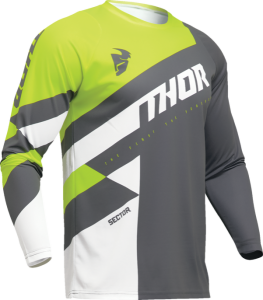 Tricou Thor Sector Checker Gray/Green