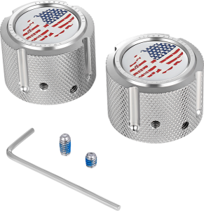 Front Axle Nut Cover Silver, 4, nordicamoto.ro