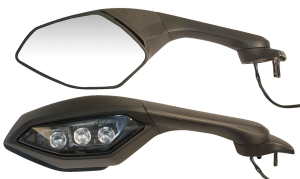 Oem-style Replacement Mirror Black