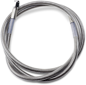 Universal Brake Line Silver, Clear-coated