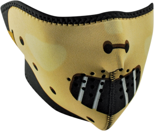 Half Mask Hannibal Black, 1, nordicamoto.ro