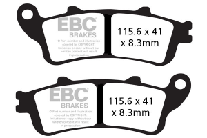 Vee Semi-sintered Brake Pads, 2, nordicamoto.ro