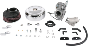 Hsr42 Smoothbore Carburetor Total Kit 42-19 Natural, Chrome