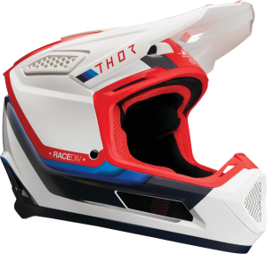 Casca Thor Fleet Defy Alb/Rosu/Albastru