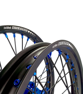 Set roti enduro KTM/Husqvarna 21"x1.60 ax 22mm / 18"x2.15 ax 20mm blue hub Enduro Expert SRE2118BLEE, 2, nordicamoto.ro