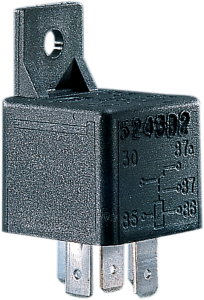 Starter Relay Switch Black, 1, nordicamoto.ro