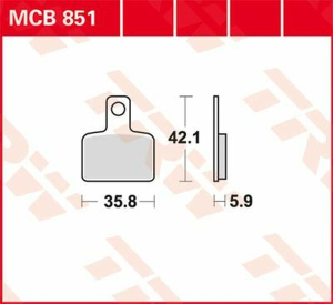 Plăcuțe de frână ceramice universale, 2, nordicamoto.ro