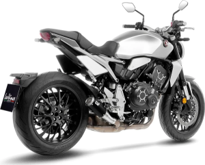 Tobă de eșapament LeoVince LV Corsa S Full Black Slip-On pentru Honda CB1000R Neo Sports Café, 2, nordicamoto.ro