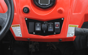 Center Dash Plate Black