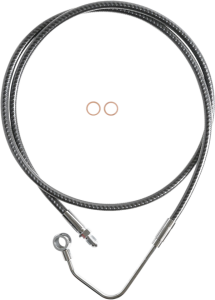Karbonfibr Mid-line Brake Line Silver, Carbon Fiber, Karbonfibr