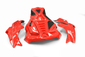 Skinz Helium Access Hood Kit Red Ski Doo 850