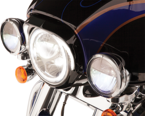 Fang® Headlight Bezels Black, 1, nordicamoto.ro